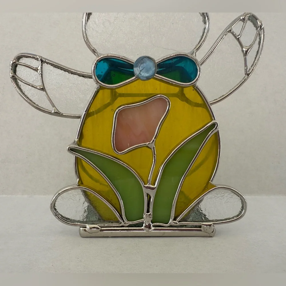 Stained Glass Bunny Tea Light Candle🐰 - Picture 3 of 11